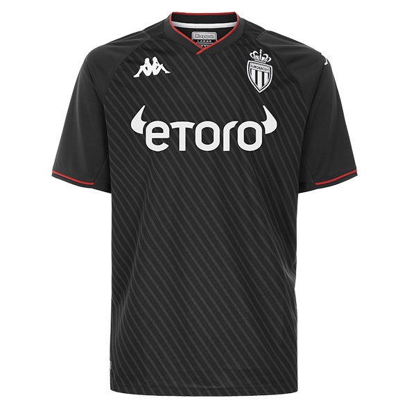 Tailandia Camiseta AS Monaco 2ª 2021/22 Negro